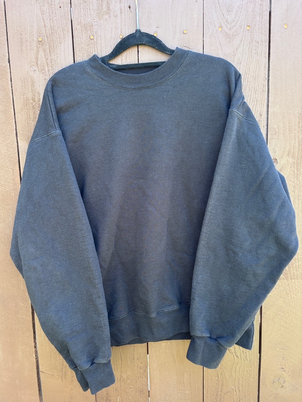 Black crewneck